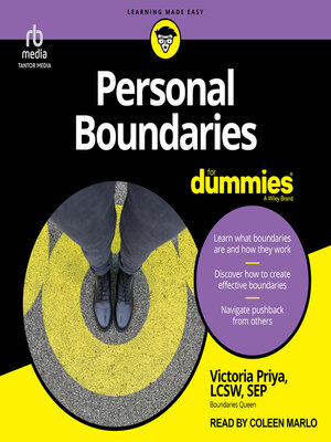 cover image of Personal Boundaries for Dummies